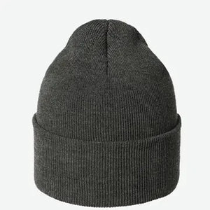 Kootenay Knit Canada Made Cuffed Beanie In Charcoal