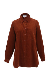 FRNCH Brown Cord Shirt (New)