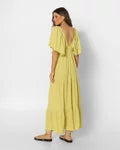 Lost In Lunar Citrus Maxi Dress (NWT)