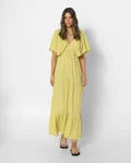 Lost In Lunar Citrus Maxi Dress (NWT)