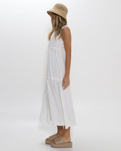 Lost In Lunar White Maxi Dress (NWT)