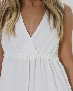 Lost In Lunar White Maxi Dress (NWT)